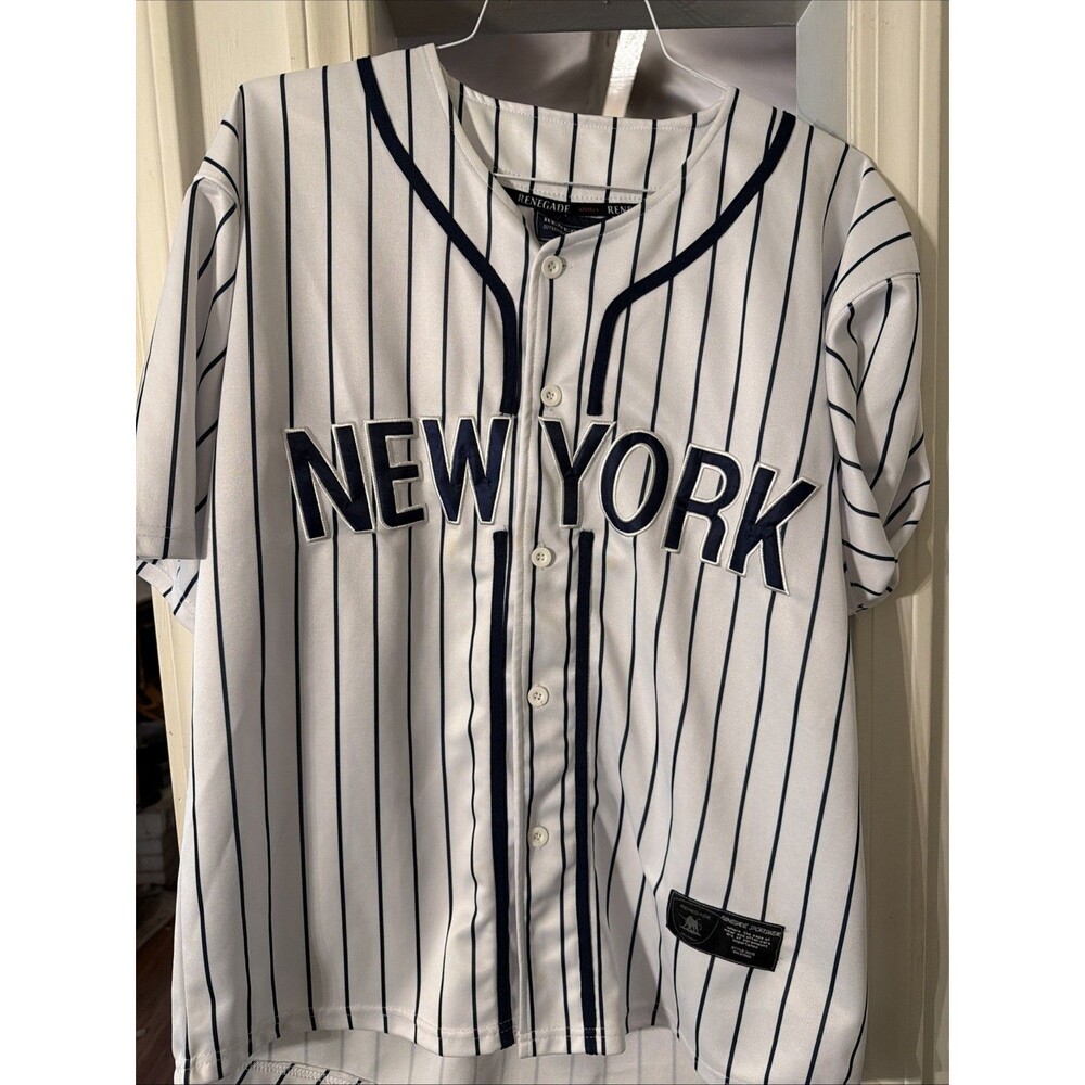 New York Yankees - Baseball Jersey - Home Pinstripes - Size XL- Renegade